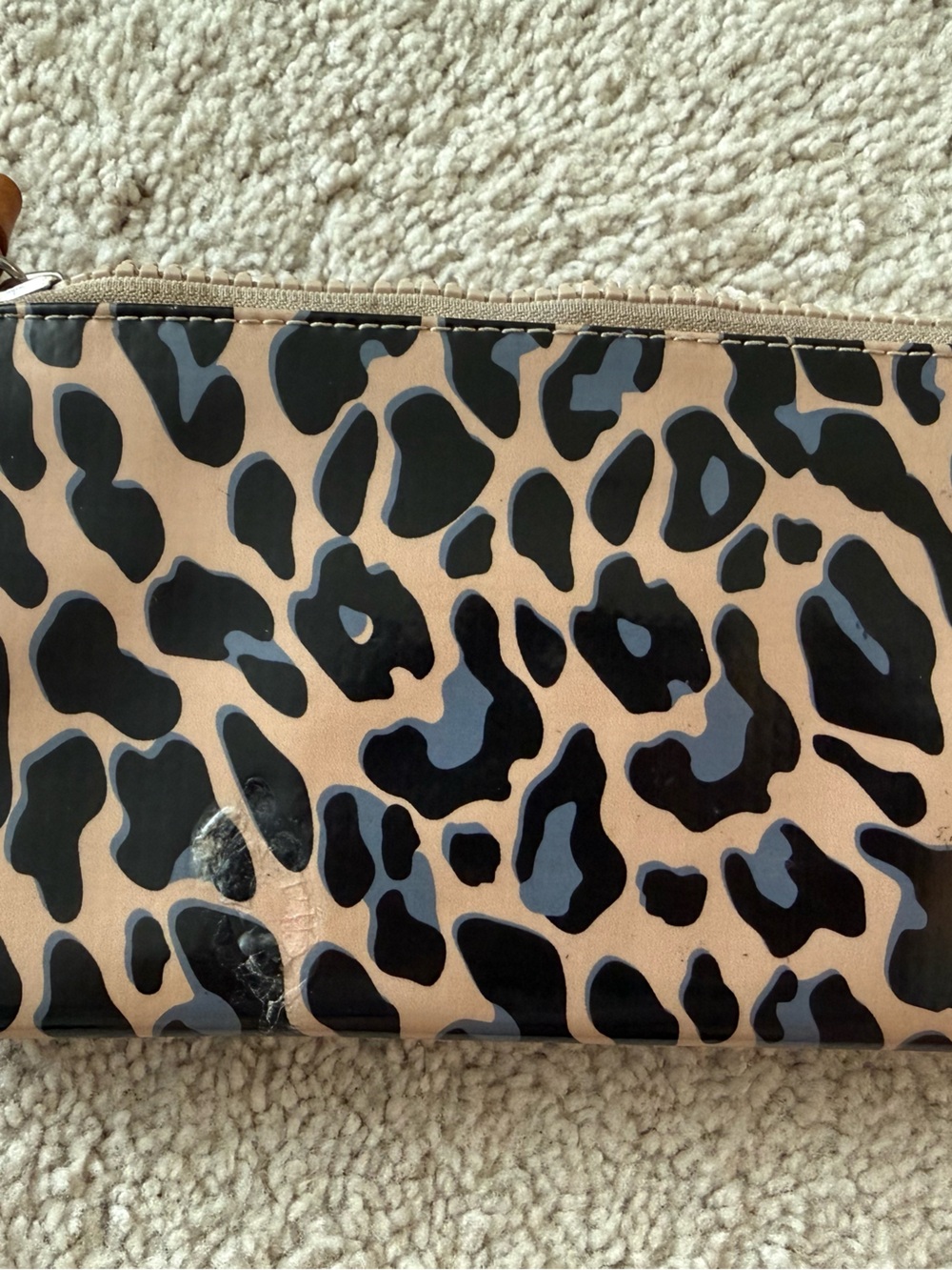 Consuela Leopard-Print Wallet in Tan, Black, Gray - Picture 3 of 4